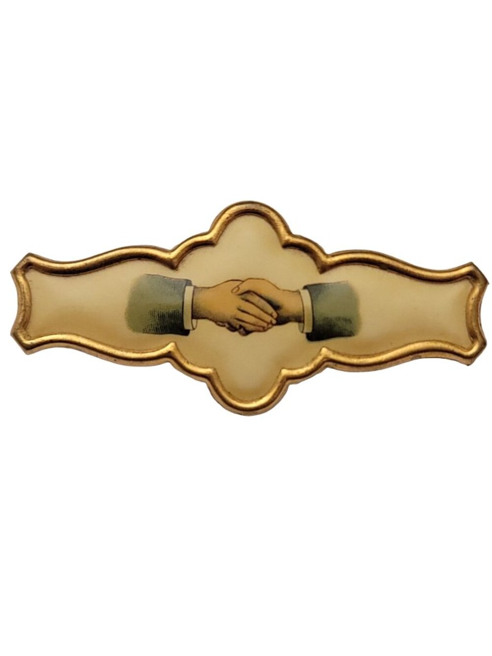 1995 The Whitehead & Hoag Co. Newark N.J. Fraternal Handshake Pin, M1011